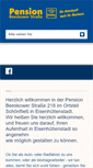 Mobile Screenshot of pension-schoenfliess.de